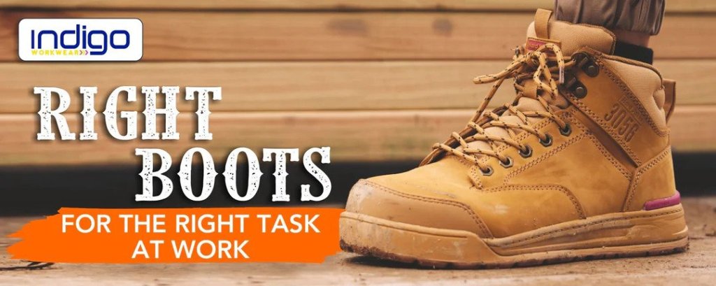 Get these right boots for the right task at work