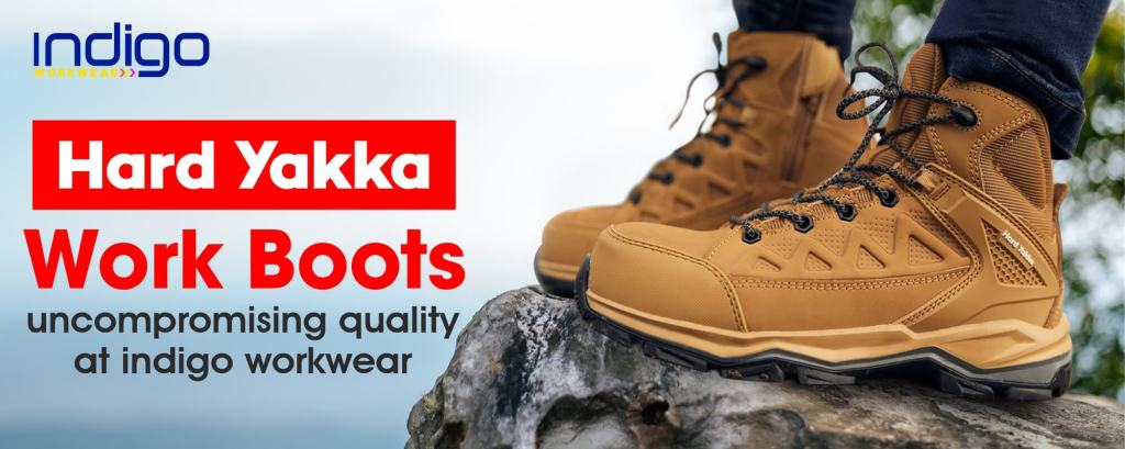Get the uncompromising quality Hardyakka work boots at Indigo workwear